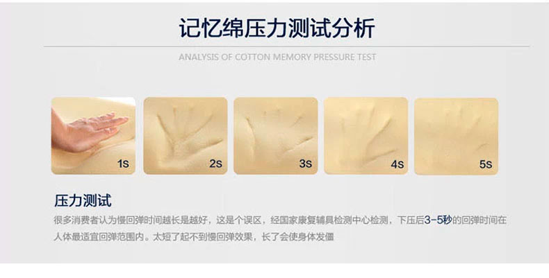 佳爽F1 記憶枕頭 頸椎保健枕芯 親水記憶棉護頸單人長枕頭 好睡眠高枕